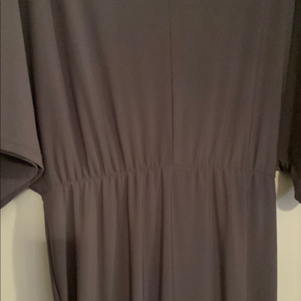 NWT Paper Doll Gray Maxi Dress - Picture 9 of 10